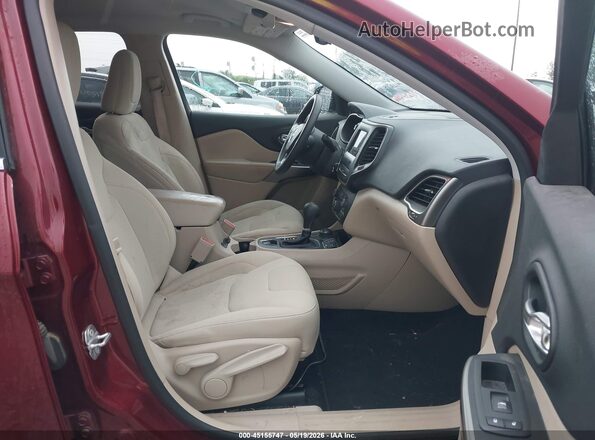1C4PJMCB9KD437765 2019 JEEP CHEROKEE Red Vista interior delantera