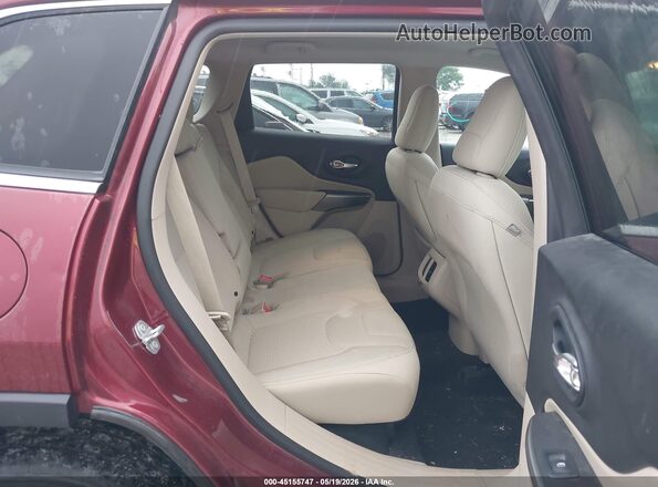 1C4PJMCB9KD437765 2019 JEEP CHEROKEE Red Vista de la etiqueta del VIN