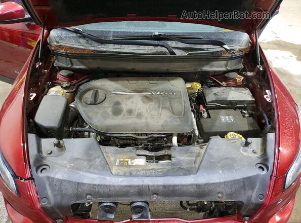 1C4PJMCS0GW148169 2016 JEEP CHEROKEE Red ძრავის განყოფილების ხედი