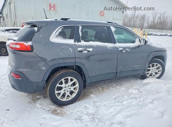 1C4PJMCS0HW567947 2017 JEEP CHEROKEE Charcoal Задня права чверть