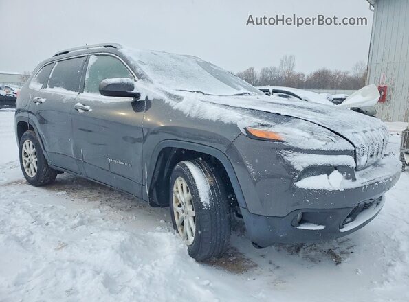 1C4PJMCS0HW567947 2017 JEEP CHEROKEE Charcoal Передня права чверть