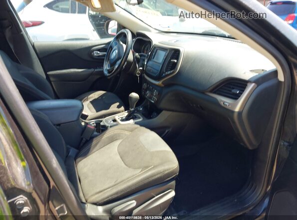 1C4PJMCS5GW245531 2016 JEEP CHEROKEE Black წინა სალონის ხედი