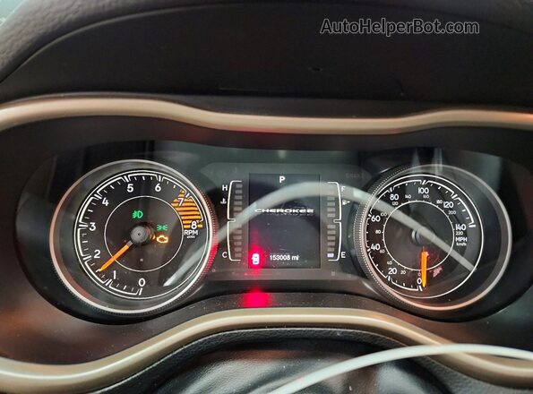 1C4PJMCS5HW608234 2017 JEEP CHEROKEE Black Սարքավորումների վահանակի տեսք