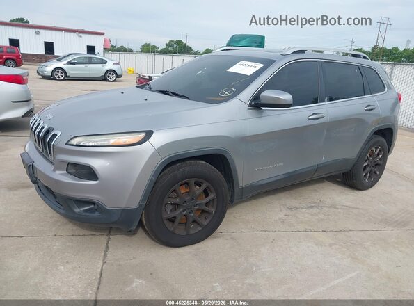 1C4PJMCS7GW163686 2016 JEEP CHEROKEE Gray წინა მარცხენა ხედი სამი მეოთხედიდან