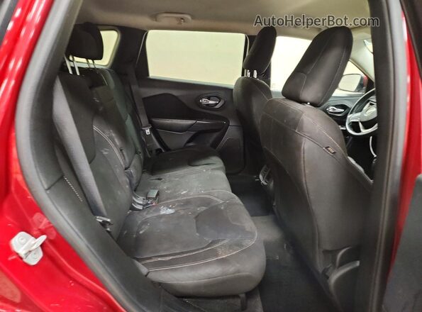 1C4PJMCS8GW134200 2016 JEEP CHEROKEE Red Vista interior trasera