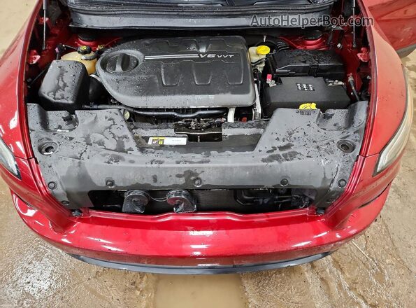 1C4PJMCS8GW134200 2016 JEEP CHEROKEE Red Vista del compartimento del motor
