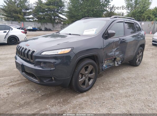 1C4PJMCS8GW371575 2016 JEEP CHEROKEE Gray წინა მარცხენა ხედი სამი მეოთხედიდან