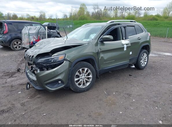 1C4PJMCX3KD223933 2019 JEEP CHEROKEE Green Առջևի ձախ երեք քառորդ տեսարան