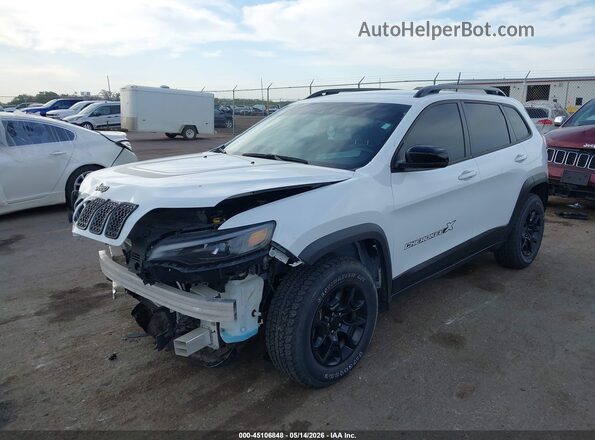 1C4PJMCX3ND552961 2022 JEEP CHEROKEE White Առջևի ձախ երեք քառորդ տեսարան