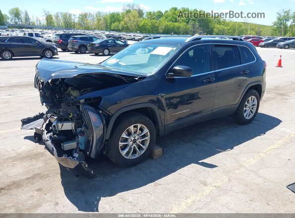 1C4PJMCX4KD155089 2019 JEEP CHEROKEE Черный Передняя левая четверть