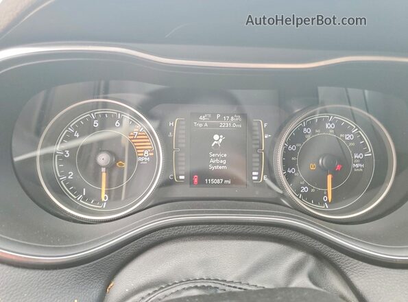1C4PJMCX9KD477758 2019 JEEP CHEROKEE Белый Вид щитка приборов