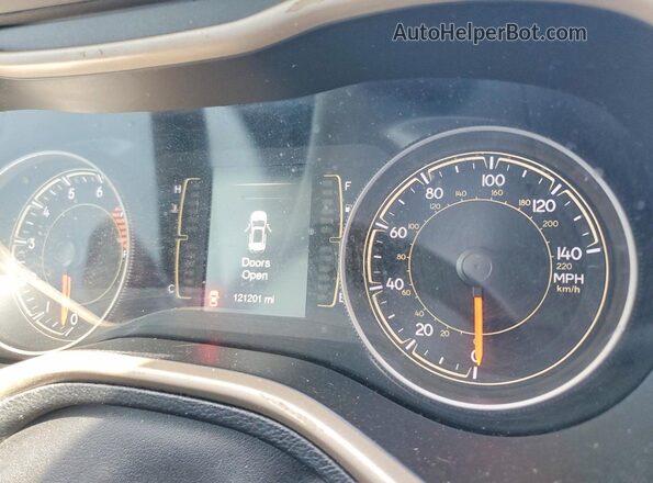 1C4PJMCXXJD532488 2018 JEEP CHEROKEE Black Widok zestawu wskaźników