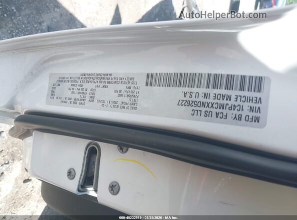 1C4PJMCXXND526227 2022 JEEP CHEROKEE Белый Вид подкапотного пространства