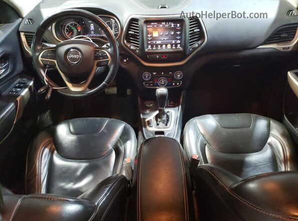 1C4PJMDB1JD574728 2018 JEEP CHEROKEE Gray Dashboard view