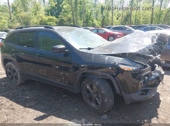 1C4PJMDB1JD619425 2018 JEEP CHEROKEE Black Սալոնի հետևի տեսք