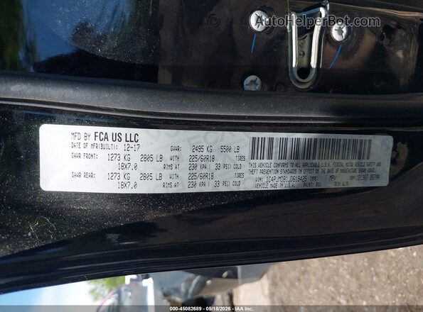 1C4PJMDB1JD619425 2018 JEEP CHEROKEE Black Շարժիչի բաժամունքի տեսք