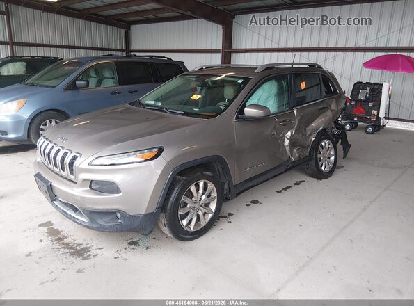 1C4PJMDB2GW335816 2016 JEEP CHEROKEE Tan Передня ліва чверть