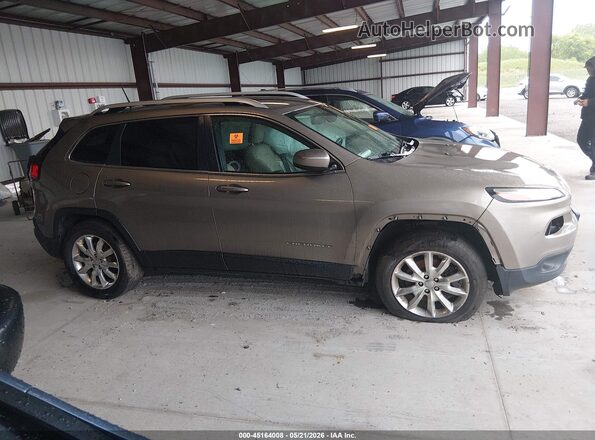 1C4PJMDB2GW335816 2016 JEEP CHEROKEE Tan Вид щитка приладів