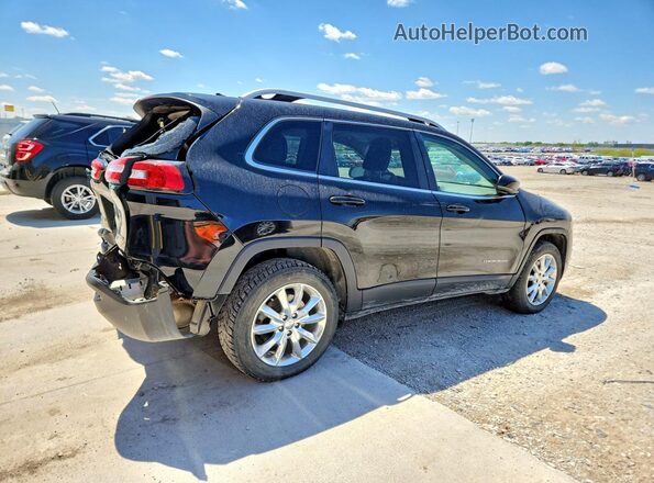 1C4PJMDB2HW584554 2017 JEEP CHEROKEE Black Задня права чверть