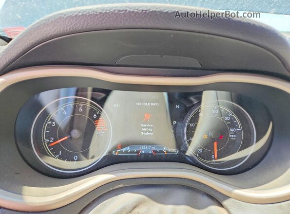 1C4PJMDB2HW584554 2017 JEEP CHEROKEE Black Вид щитка приладів