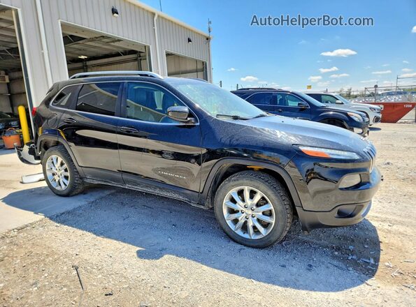 1C4PJMDB2HW584554 2017 JEEP CHEROKEE Black Передня права чверть