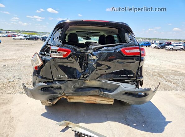 1C4PJMDB2HW584554 2017 JEEP CHEROKEE Black Вид ззаду
