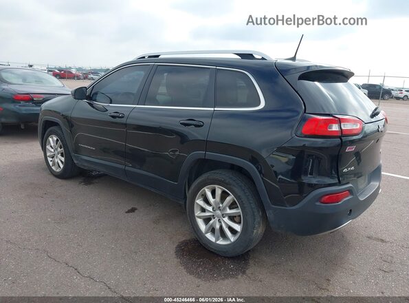 1C4PJMDB2HW636877 2017 JEEP CHEROKEE Black Հետևի ձախ