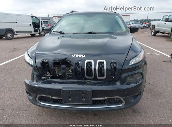 1C4PJMDB2HW636877 2017 JEEP CHEROKEE Black Սարքավորումների վահանակի տեսք