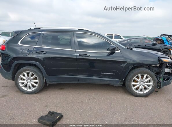 1C4PJMDB2HW636877 2017 JEEP CHEROKEE Black Սալոնի հետևի տեսք