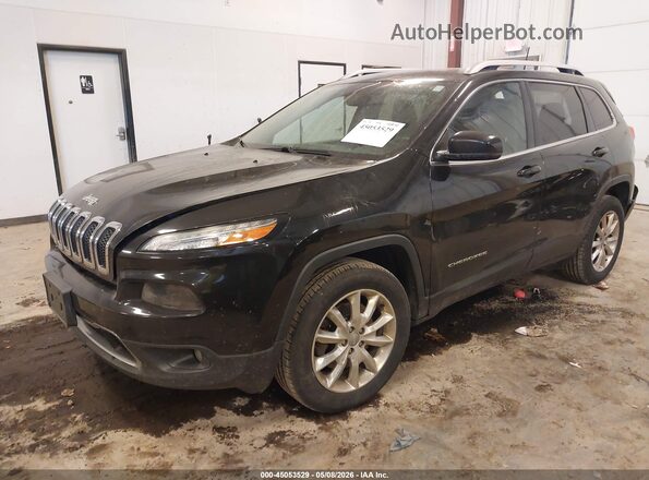 1C4PJMDB3GW375578 2016 JEEP CHEROKEE Black Передня ліва чверть