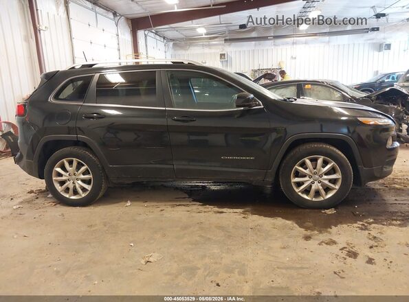1C4PJMDB3GW375578 2016 JEEP CHEROKEE Black Вид задньої частини салону