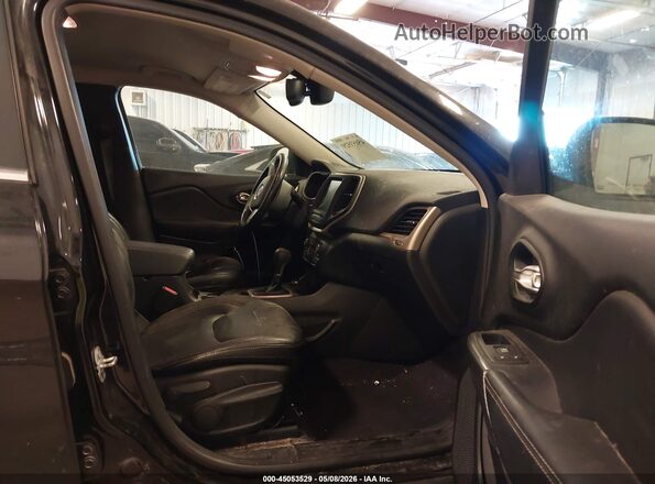 1C4PJMDB3GW375578 2016 JEEP CHEROKEE Black Вид салону спереду