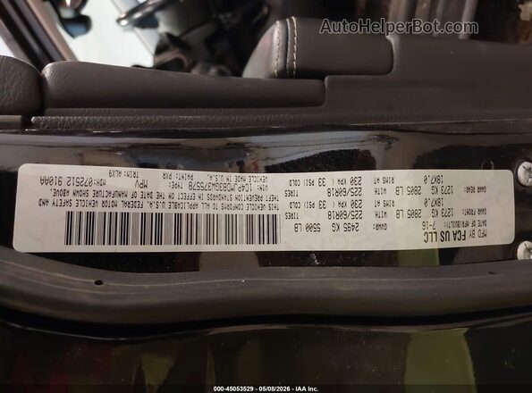 1C4PJMDB3GW375578 2016 JEEP CHEROKEE Black Вид підкапотного простору