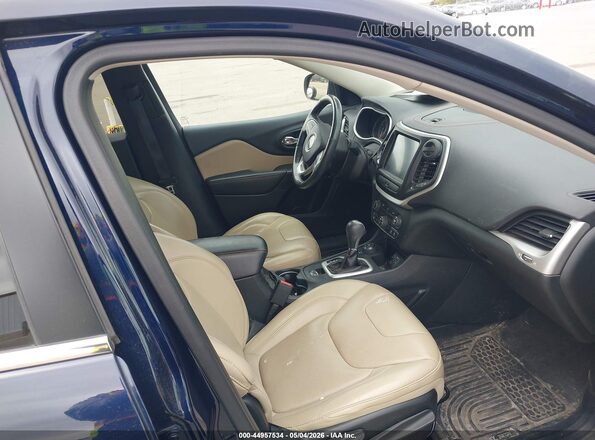 1C4PJMDB6GW191932 2016 JEEP CHEROKEE Blue წინა სალონის ხედი