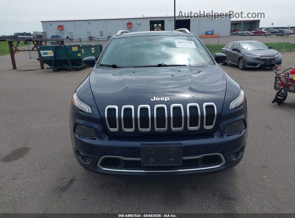 1C4PJMDB6GW191932 2016 JEEP CHEROKEE Blue ხელსაწყოთა პანელის ხედი