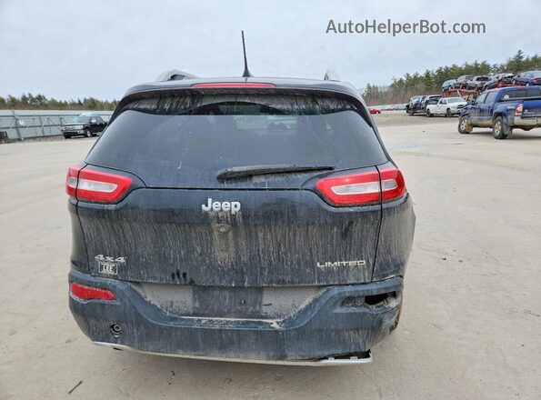 1C4PJMDB6GW326116 2016 JEEP CHEROKEE Black Rear view