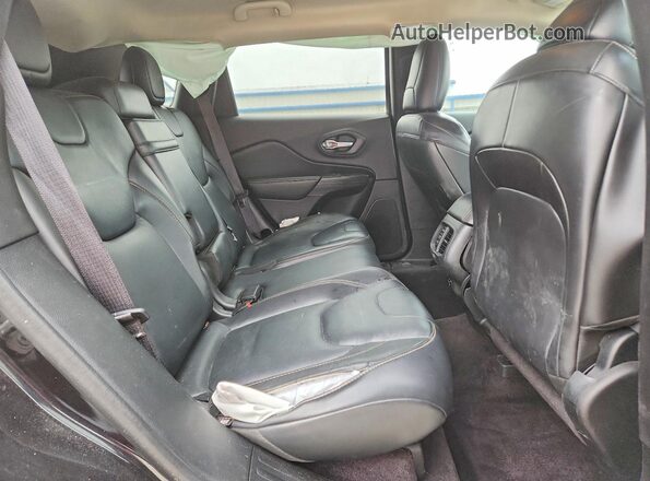 1C4PJMDB6GW326116 2016 JEEP CHEROKEE Black Rear interior view