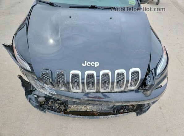 1C4PJMDB6GW326116 2016 JEEP CHEROKEE Black Engine compartment view