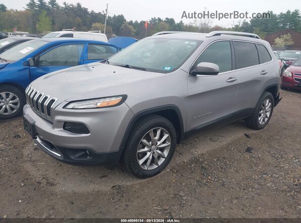 1C4PJMDB6HD217619 2017 JEEP CHEROKEE Silver Front left