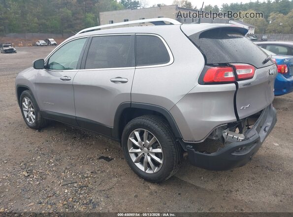 1C4PJMDB6HD217619 2017 JEEP CHEROKEE Silver Rear left