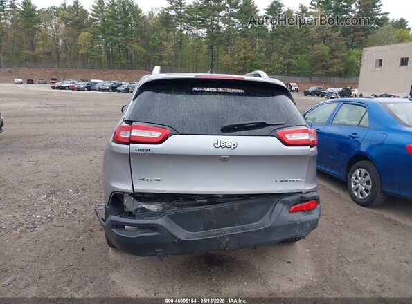 1C4PJMDB6HD217619 2017 JEEP CHEROKEE Silver Front view