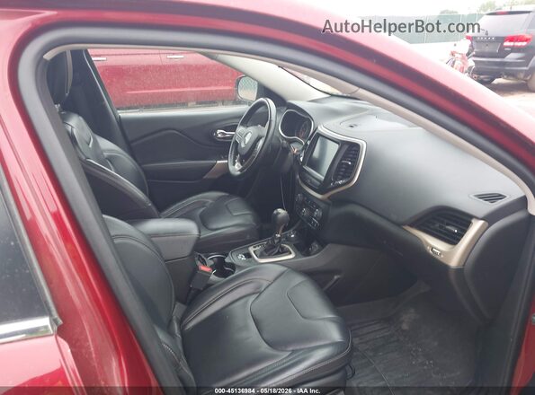 1C4PJMDB6HD220519 2017 JEEP CHEROKEE Red წინა სალონის ხედი