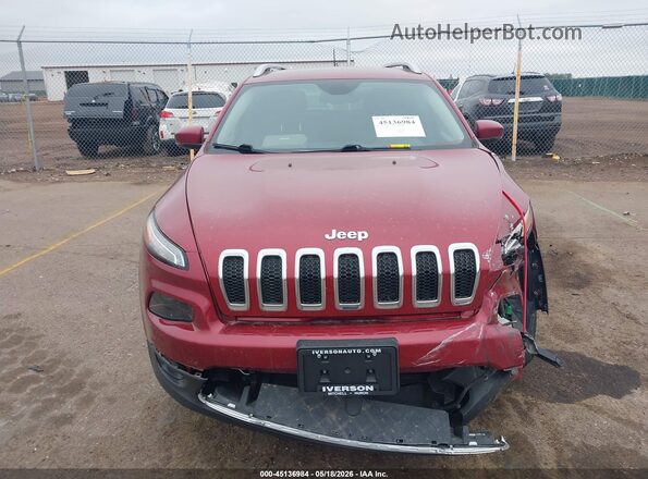 1C4PJMDB6HD220519 2017 JEEP CHEROKEE Red ხელსაწყოთა პანელის ხედი