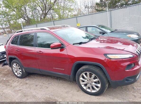 1C4PJMDB7GW206079 2016 JEEP CHEROKEE Red 
