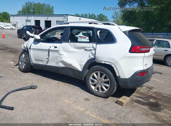 1C4PJMDB8GW145244 2016 JEEP CHEROKEE White Tył lewy
