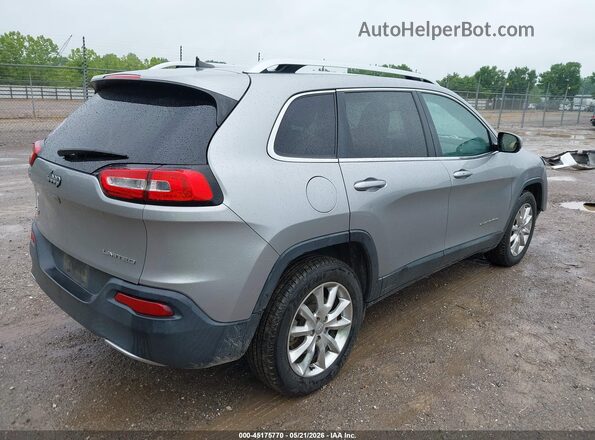 1C4PJMDB9GW267076 2016 JEEP CHEROKEE Silver Задня права чверть