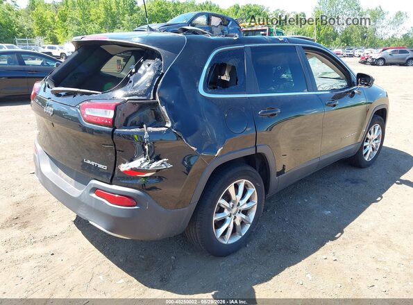 1C4PJMDBXHW515398 2017 JEEP CHEROKEE Black Tył prawy