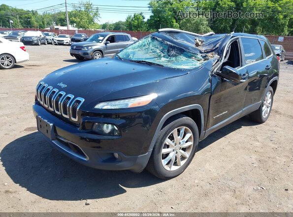 1C4PJMDBXHW515398 2017 JEEP CHEROKEE Black Przód lewy