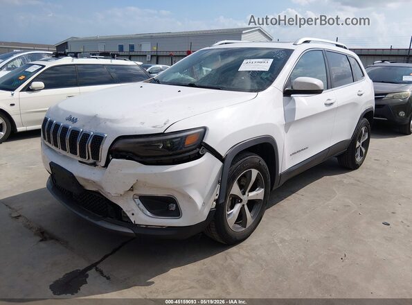 1C4PJMDN3KD124087 2019 JEEP CHEROKEE White Առջևի ձախ երեք քառորդ տեսարան