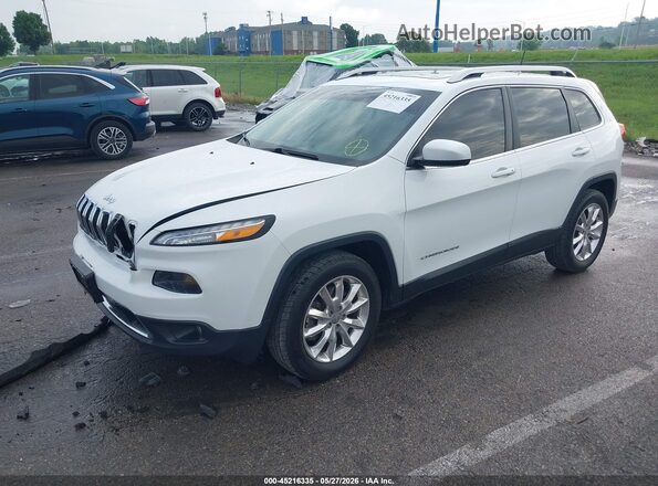 1C4PJMDS0GW103697 2016 JEEP CHEROKEE White Vista tres cuartos delantera izquierda